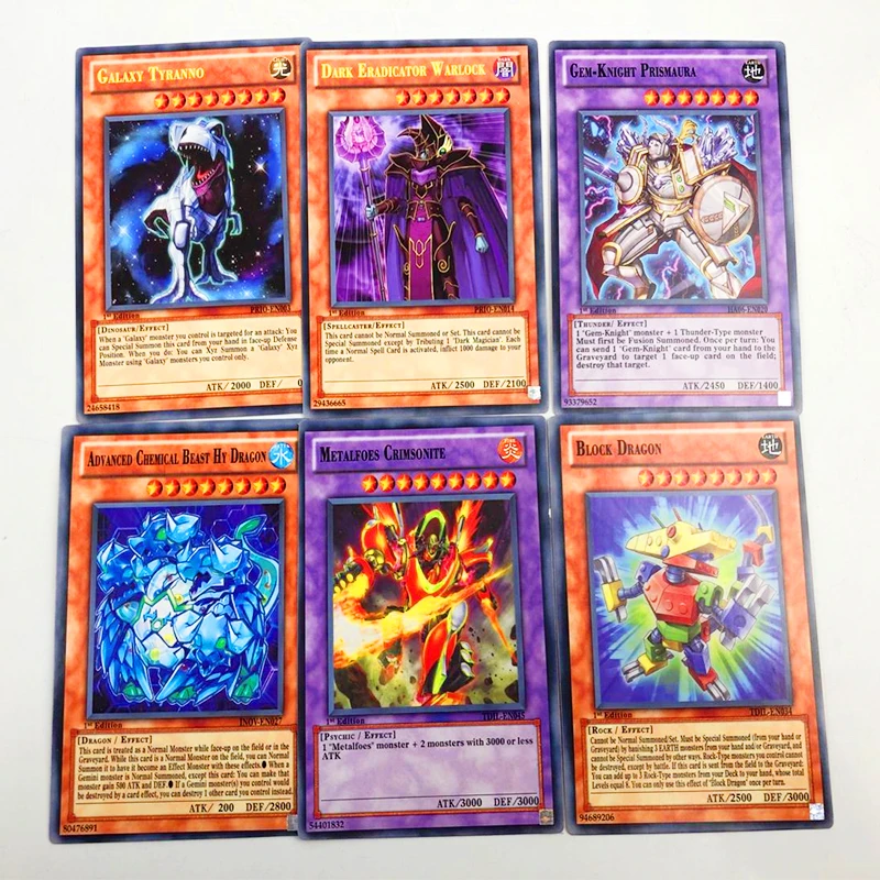 Yu gi oh 216 шт набор с коробкой yu Аниме фигурки игровая коллекция карт дети мальчики