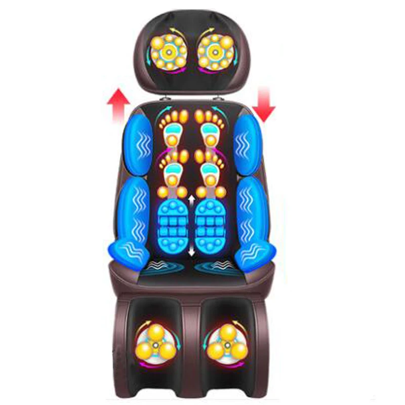 

Full Back Electric Massager Shiatsu Massage Chair Mat Vibration Sofa Mattress with Heat For Sale