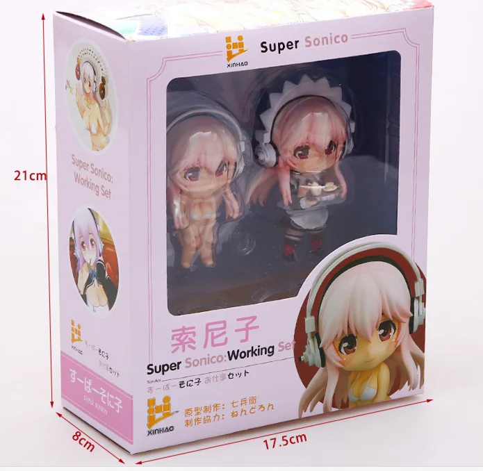 Цена Новые горячие 10 см версии SUPERSONICO мобильный фигурку игрушки коллекция Ёлочная игрушка кукла