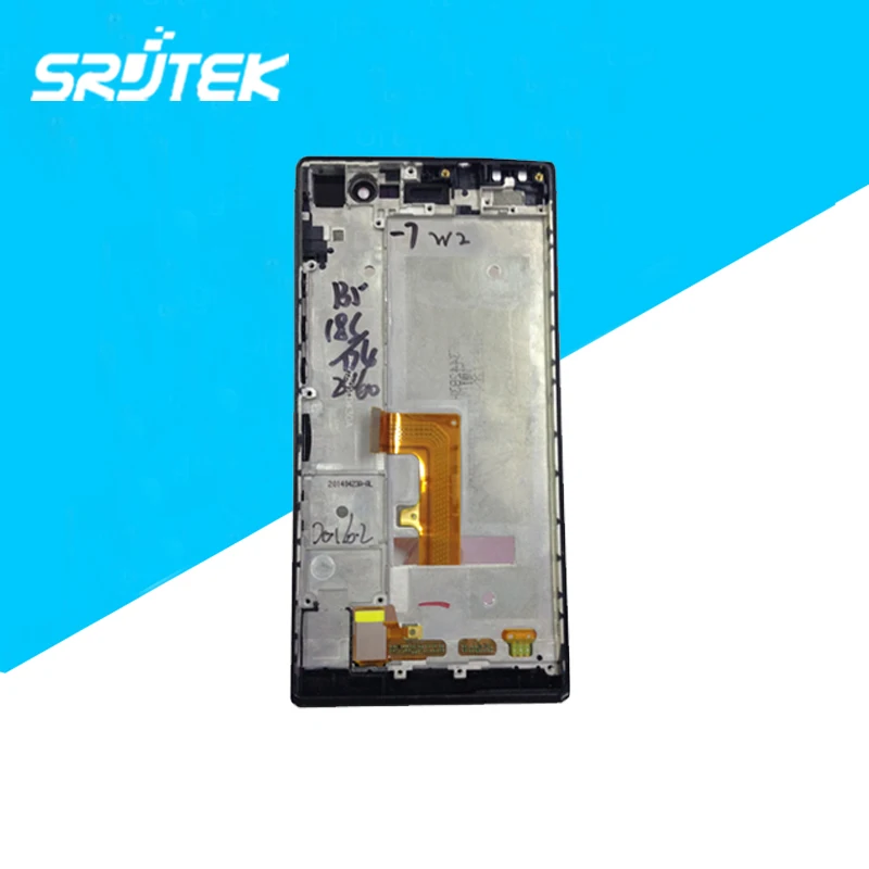 

100 Work NEW Original For Huawei Ascend P7 LCD Display + Touch Screen Digitizer Assembly With Frame + Free Tracking NO.