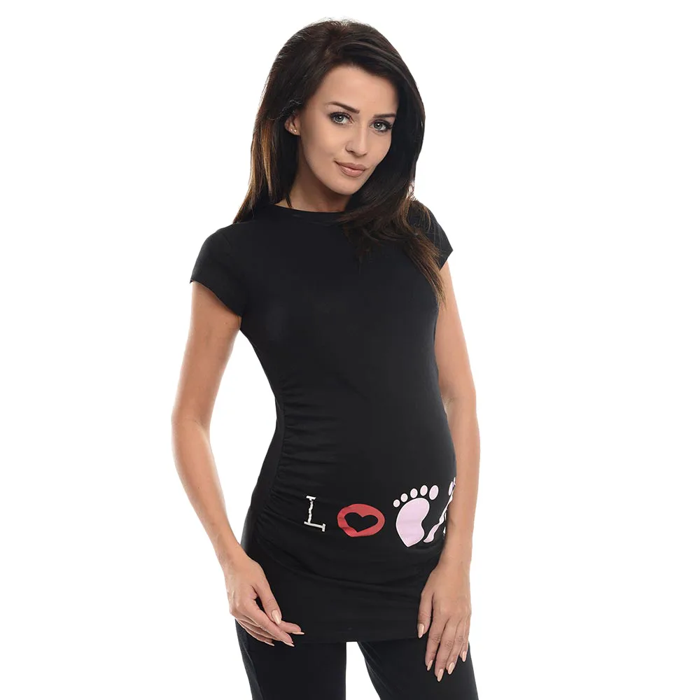 Téléchargement gratuit Images Drole La Grossesse T Chemises Pour Les Femmes Enceintes D Ete T dernière salutations
