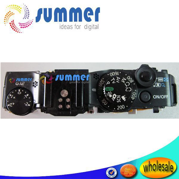 

3pcs Free Shipping G12 Top Cover Panel Menu Dial Control Buttons For Canon G12 open unit G12 COVER Digital Camera