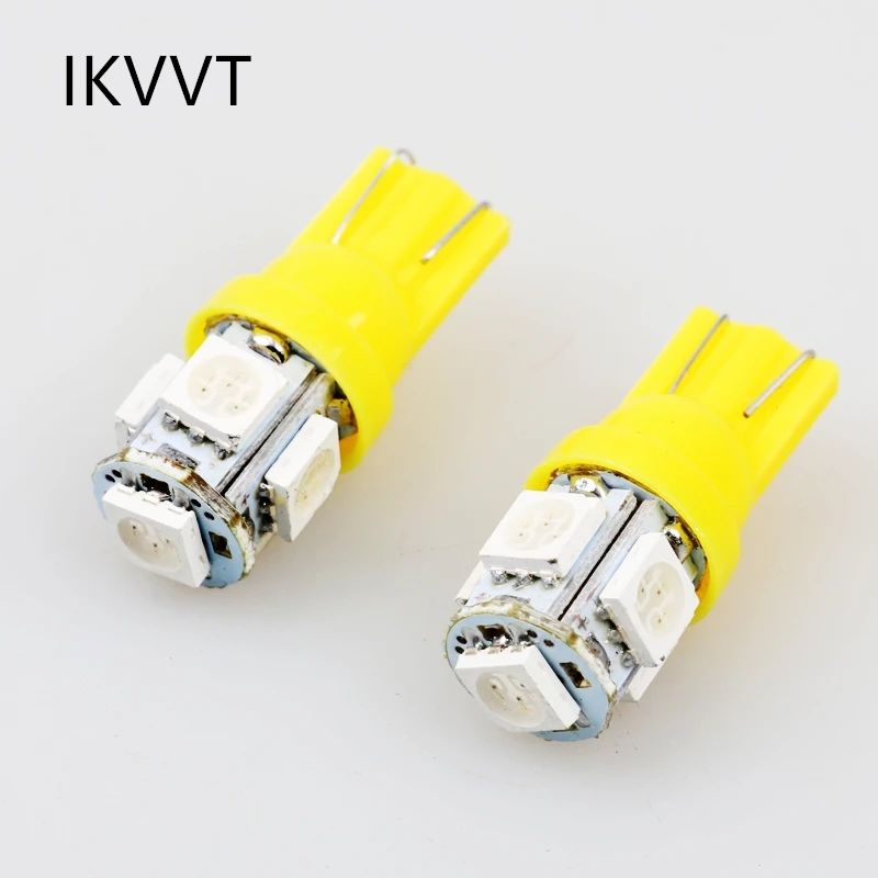 T10 светодиодный W5W 5050 5SMD габаритный автомобильный фонарь лампа для чтения 192 168 194