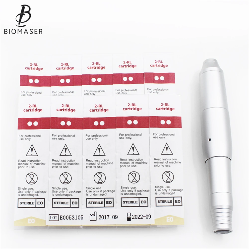 30 шт. иглы для перманентного макияжа 1rl/2r/3rl/5rl/7rl/9rl картридж для бровей Губы иглы для татуажа машина для перманентного макияжа