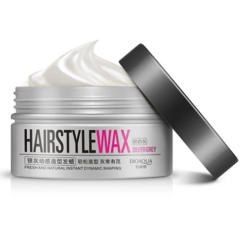 

100g Professional Light Gray Hair Cream Temporary Disposable Color DIY Super Dye Hair Cream Wax Easy To Wash Plants Component
