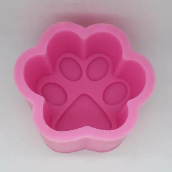 

C1080 3D large cat claw diy manual plaster mold cake decoration mold silicone mould