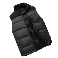 Men's Autumn And Winter New Thickening Warm Vest Fashion Sleeveless Top Coat Men Sleeveless Vest Jacket Waistcoat Mens Homme