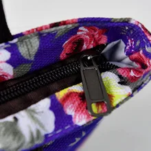 Простые Модные женские сумки-мессенджеры, холщовые сумки с цветочным принтом на молнии для девочек, дамская сумка на плечо, большая емкость MSJ99