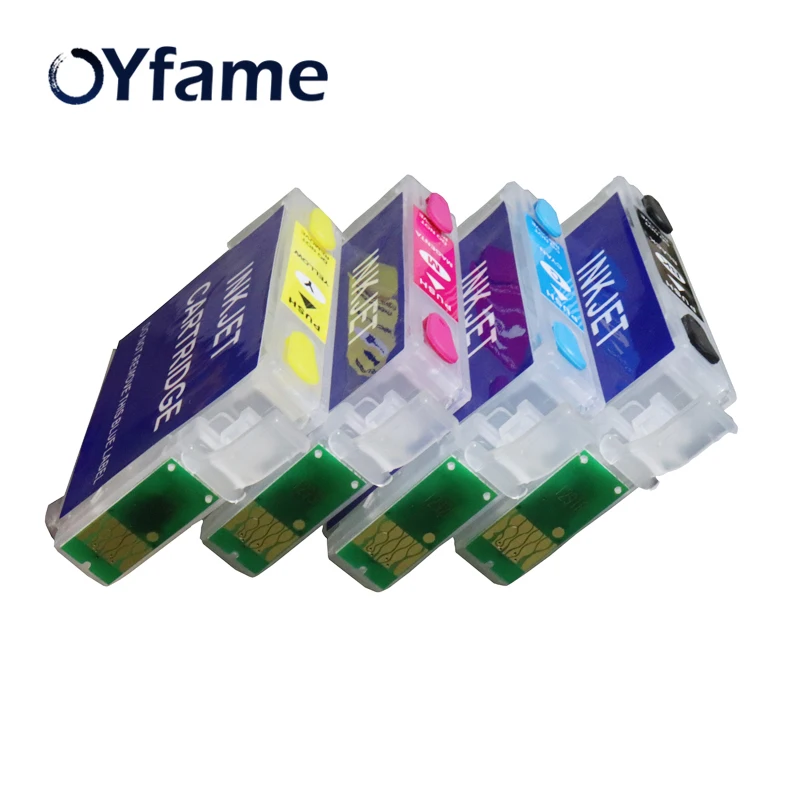 Картридж OYfame T0821 многоразовый с чипами ARC для принтеров Epson Stylus R270 R390 RX590 TX700W T50 TX720