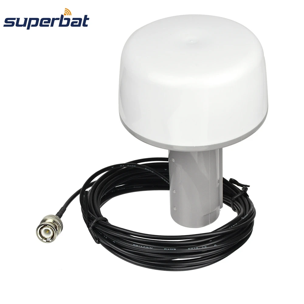 Superbat Marine Fish Boat GPS Antenna Aerial Signal Booster 5M BNC Male Plug for Garmin GPS128 GPS15 GPS 15H GPS 15L GPS 15X-in Antennas for Communications ...