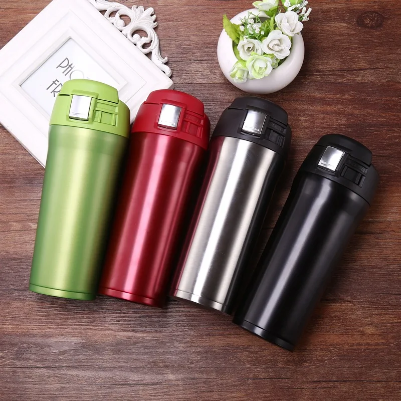 

480ml BPA FREE Insulated sports outdoor MILK coffee MUG Stainless Steel Water Bottle vacuum Flask Travel TEA thermos cup