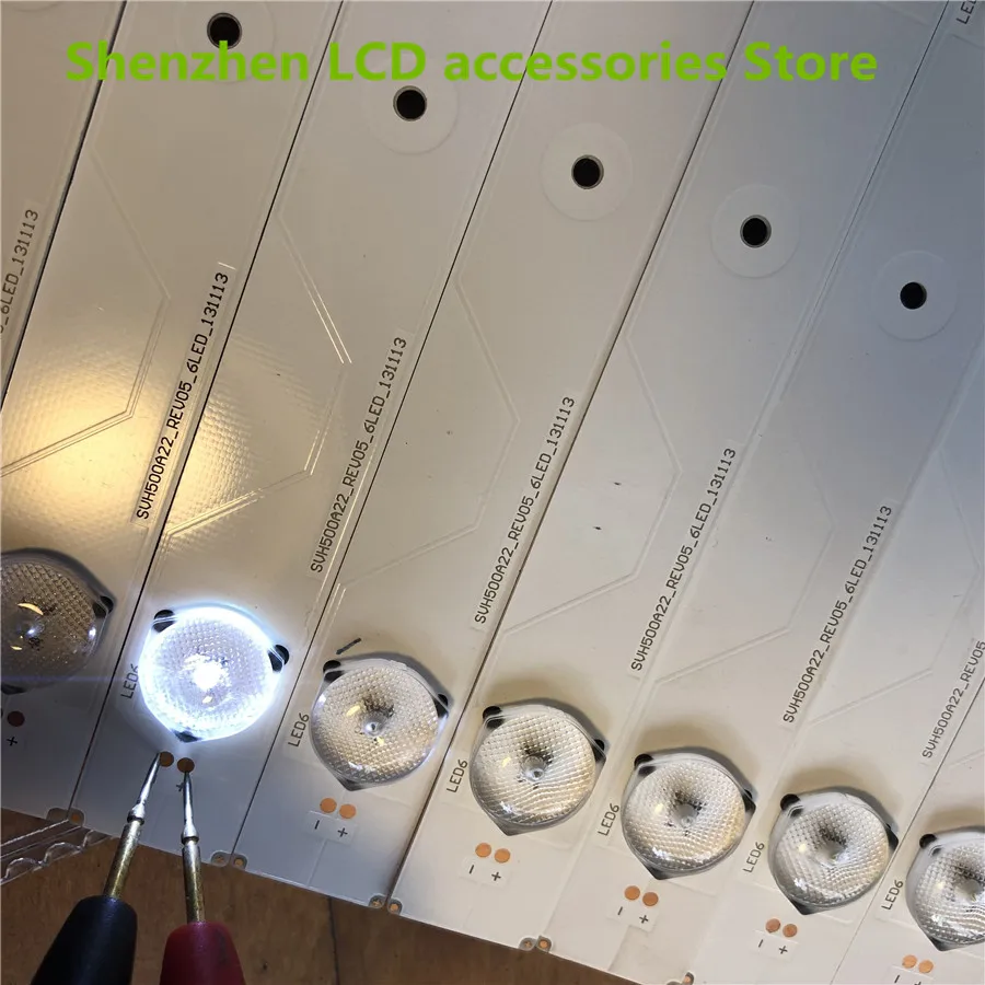 22piece/lot FOR Hisense LED50K20JD LED light SVH500A22_REV05_6LED_131113 55.8CM*20MM New and original