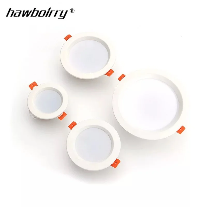 

LED Downlight Dimmable 5W 7W 12W 15W 20W Waterproof Warm White Cold White Recessed LED lamp Spot Light AC 220 V