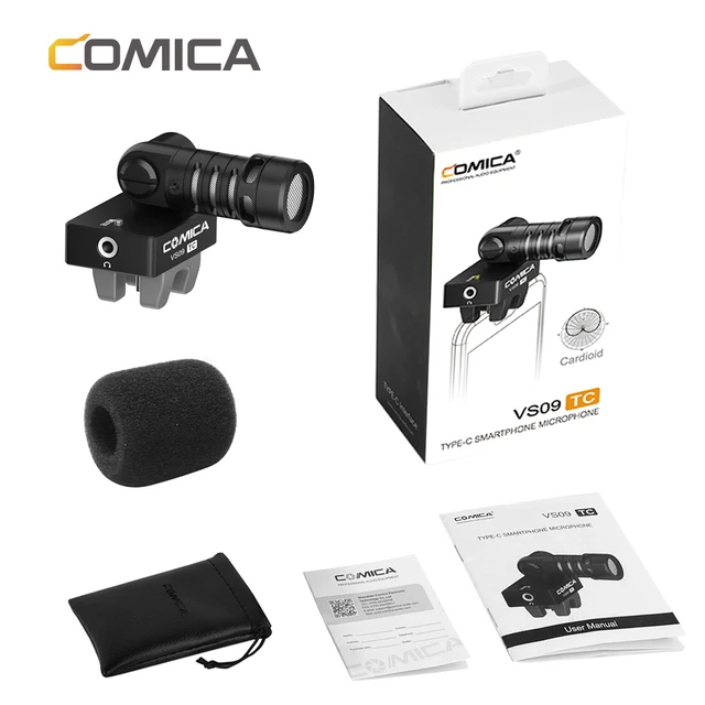 Comica Cvm Vs09 Tc Usb C Connection Cardioid 180 Degree Rotation Smartphone Microphone For Phone With Type C Interface Microphones Aliexpress Comica Cvm Vs09 Tc Usb C Connection Cardioid 180 Degree Rotation Smartphone Microphone For Phone With Type C Interface Microphones Aliexpress