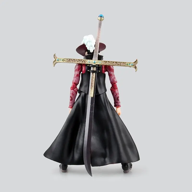 Аниме One Piece 18 см BJD Dracule Mihawk шарнирные подвижные ПВХ экшн фигурки коллекционные