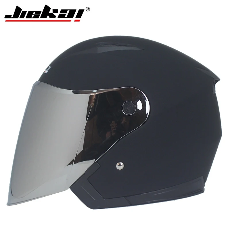 Подлинный шлем JIEKAI moto rcycle moto rbike с двумя линзами Лето/зима Открытый шлем moto capacete para moto cicleta casco - Цвет: b6