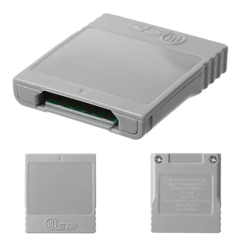 

SD Memory Flash Card Card Reader Converter Adapter Store Game Data For Nintendo Wii Game Cube