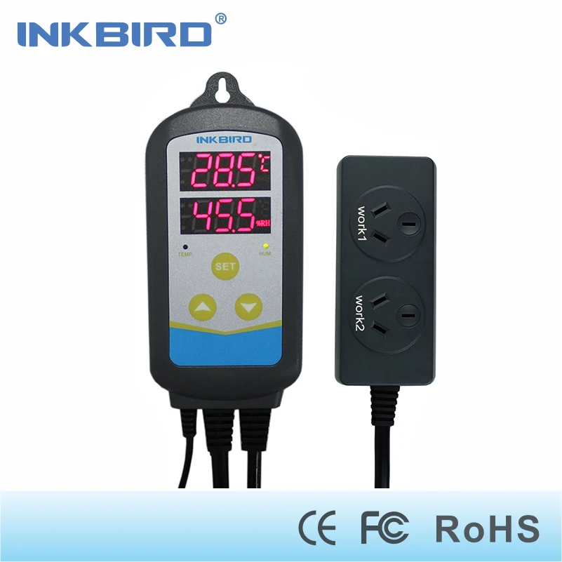 Inkbird IHC 230 Plug n Play Humidifier Dehumidifier dual LED screens