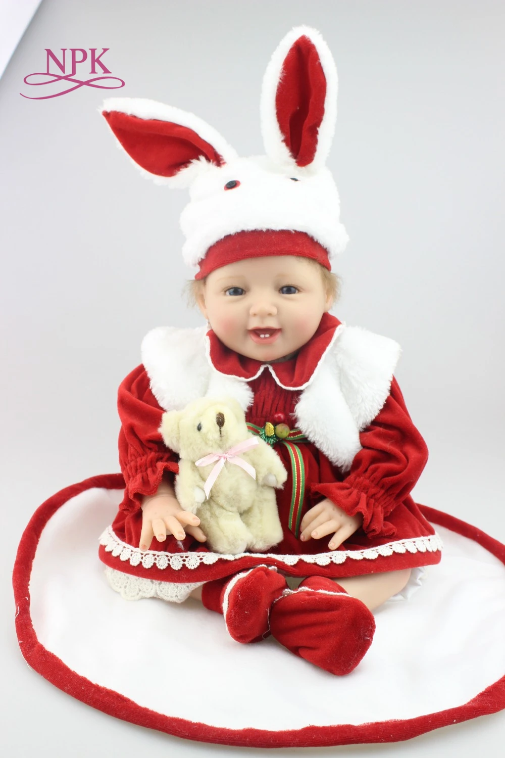 

NPK Lovely Girl Princess Reborn Baby Dolls 22'' soft cloth Body Lifelike Baby Dolls Reborns girls kids Birthday gifts
