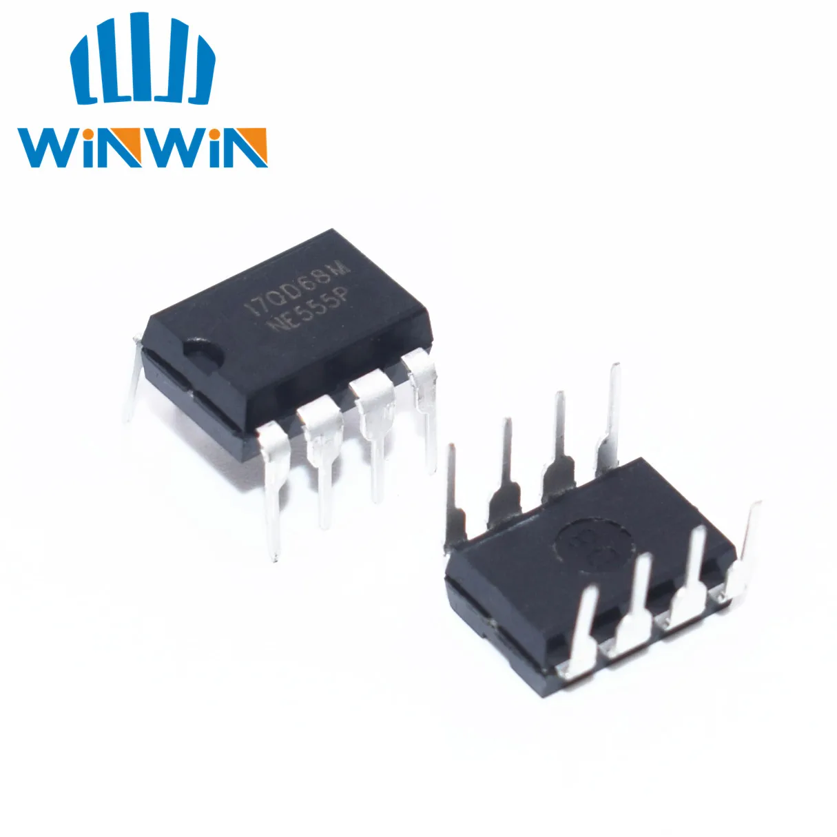 20pcs NE555P NE555 DIP8 одиночный Высокоточный таймер | Электронные компоненты и