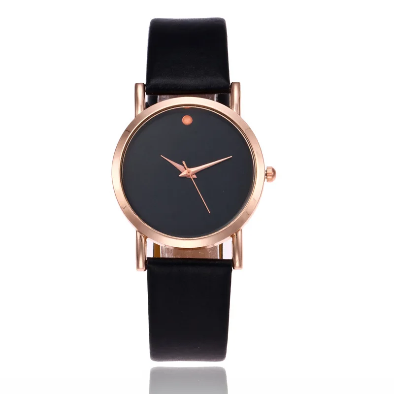 

Fashion Simple Black White Women Watches Analog Quartz Woman Casual Watch Minimalist Ladies Female Leather Clock Reloj Mujer New