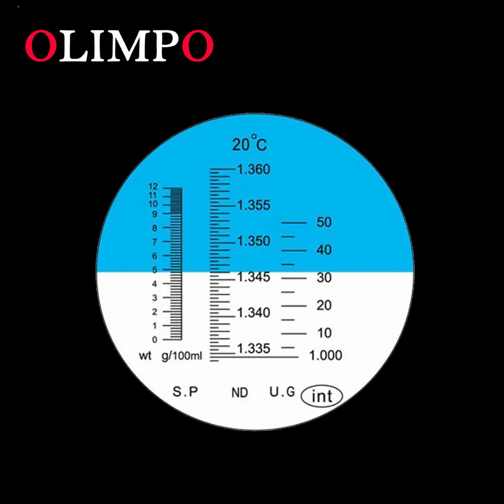 OLIMPO ветеринарный клинический рефрактометр RHC-200ATC сывороточный белок для животных 0-12 г/дл мочи 1,000-1.050sg Индекс преломления медицинский