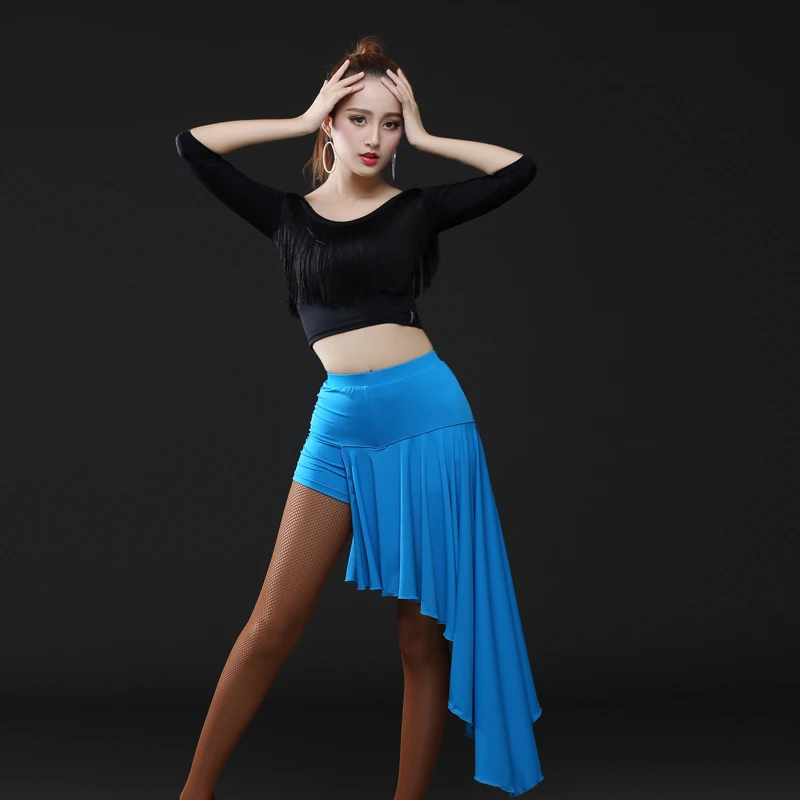 Buy 2016 Latin Dance Wear Short Sleeve Midriff Suit