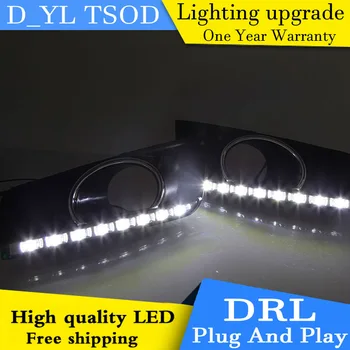 

DY_L 2 Pcs ABS Daytime Running DRL For Chevrolet Cruze 2009-2013 Fog Light Front Lamp Auto lamp Automobile Accessories