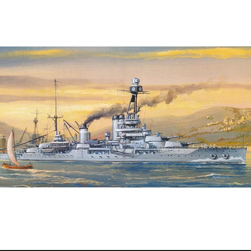 

DIY Paper Model 1:250 Paris Ship Boat Battleship Pepercraft Military Funs Gifts Boy Birthday Christmas Gift