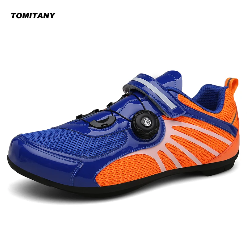 Transpirable Pro Auto-bloqueo Ciclismo Zapatos carretera bicicleta Zapatos ultraligero Atlético carreras Zapatillas Zapatos Ciclismo