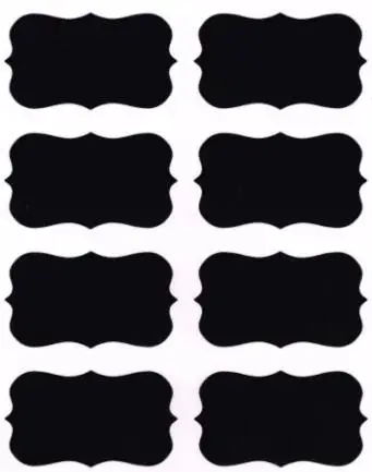 

40pcs Chalkboard Labels, Premium Waterproof Peel and Stick for Jars, Pantries, Craft Rooms