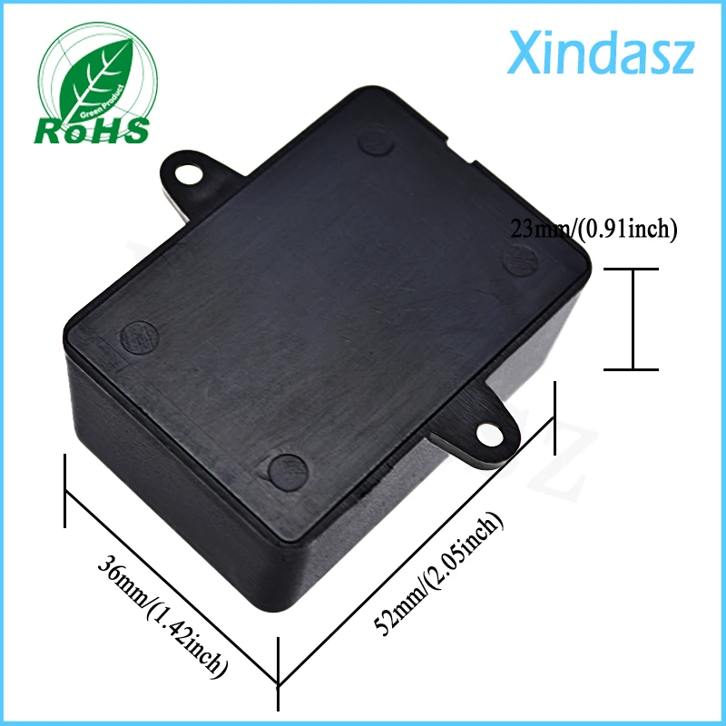 (10pcs/lot) plastic boxes small electrical enclosure XD-JS-4 52*36*23mm junction case