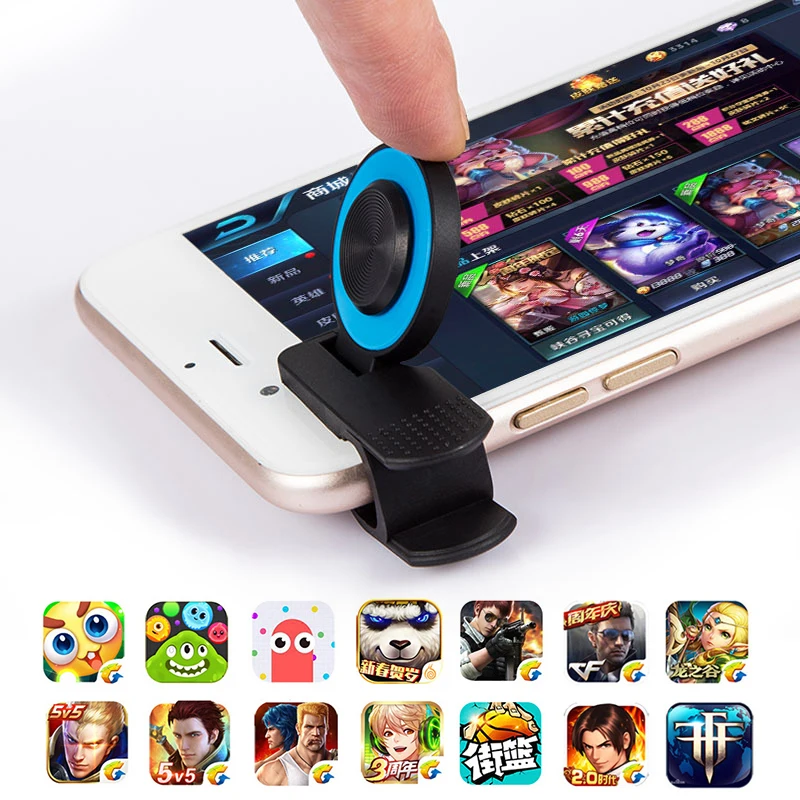 1 шт. игровой курок Fling мини-джойстик для всех телефонов с сенсорным экраном для iPhone, Android, игровая Легенда и многое другое