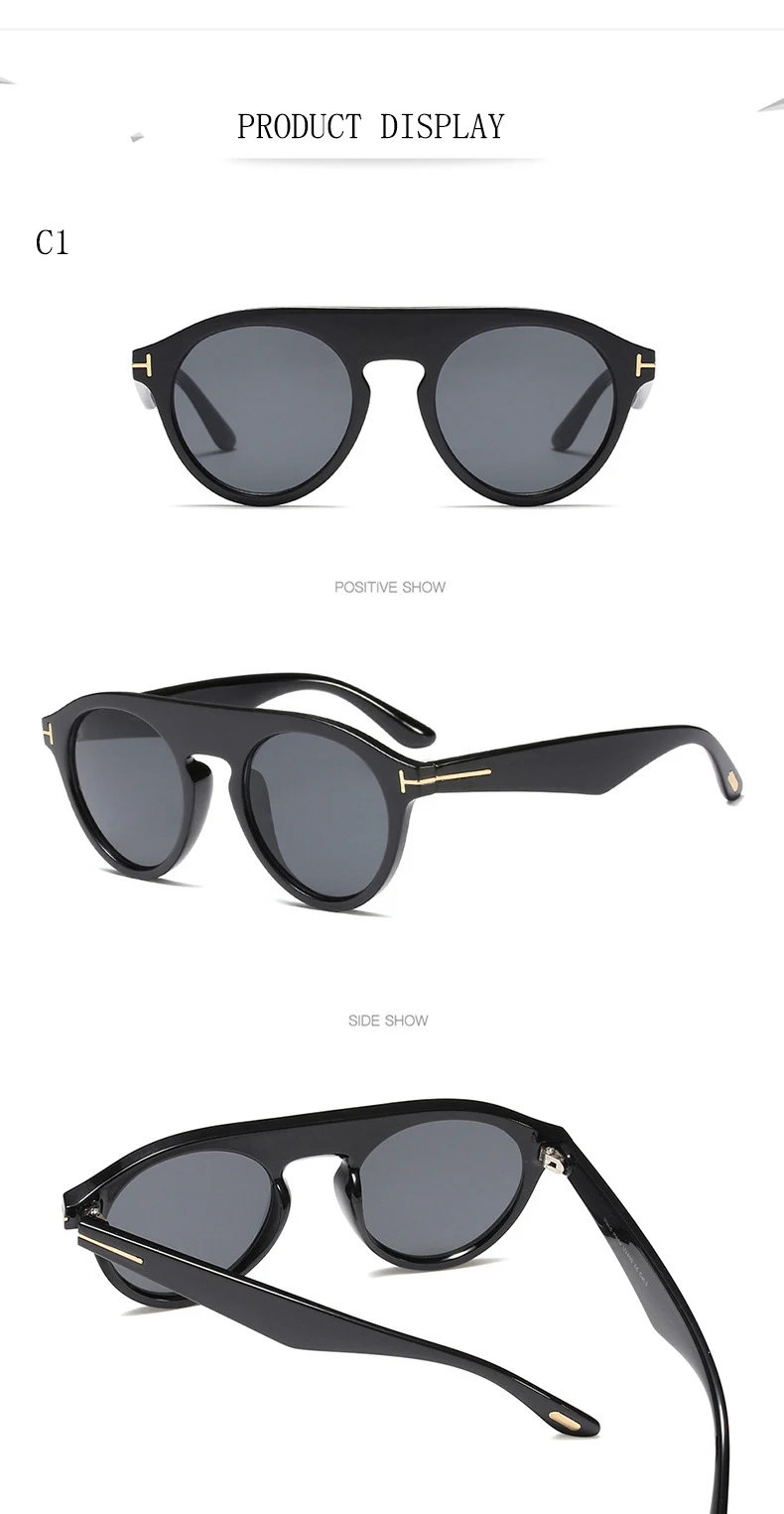 Классические готические солнцезащитные очки в стиле стимпанк, мужские и женские брендовые дизайнерские винтажные круглые градиентные солнцезащитные очки высокого качества UV400