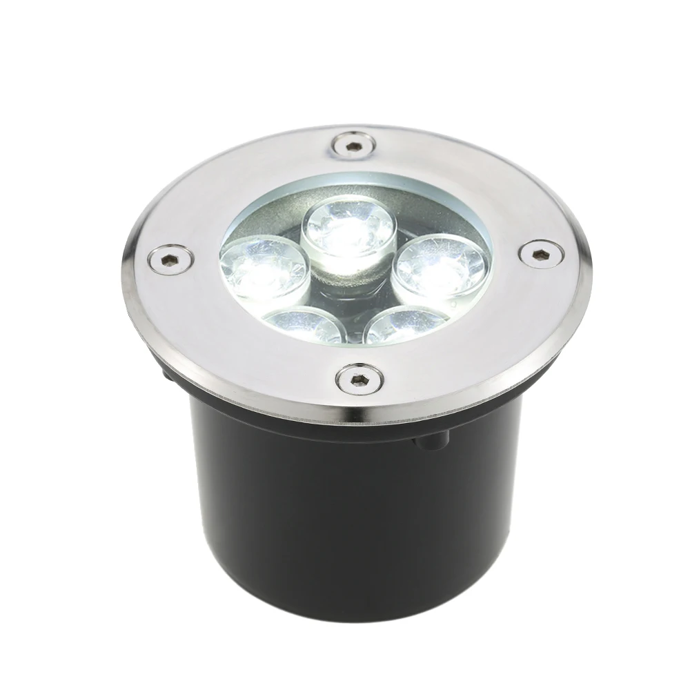 Caminho à Prova Luzes do Ponto 5led ao ar Tomshine Livre Solar Enterrado Lâmpadas Jardim Gramado Luz Powered Luzes Subterrâneas Deck Dwaterproof Água 4 Lâmpadas subterrâneas
