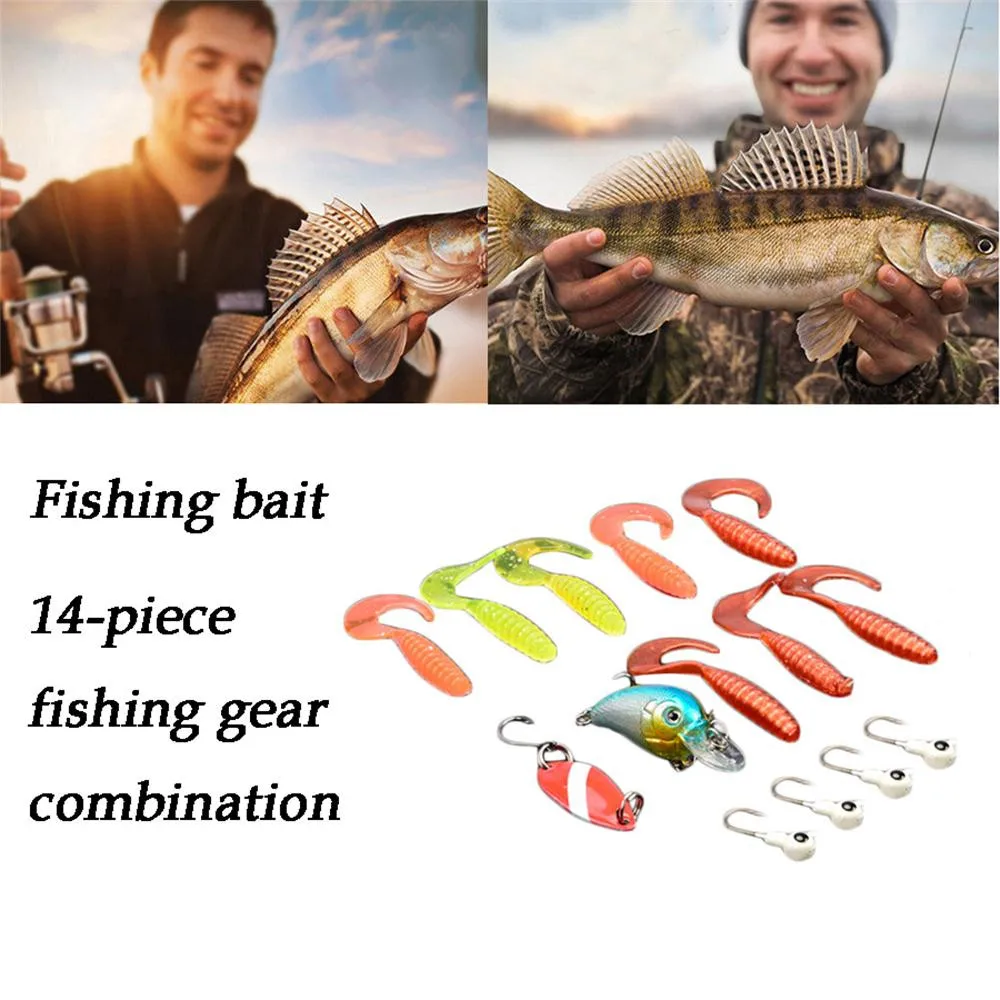 Combination Fishing Bait Set Luya Simulation Fake Fishing Bait Outdoor ...