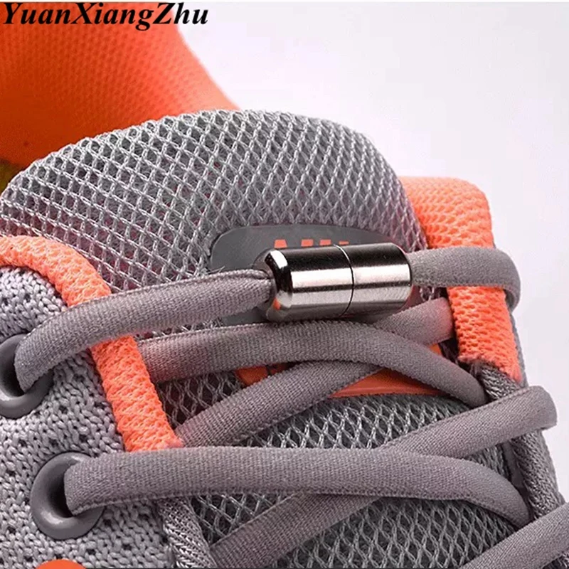

1Pair No Tie shoelaces Elastic Locking Shoelaces Kids Adult Sneakers Quick Semicircle Shoelace Lazy Shoe Laces 19 Colors