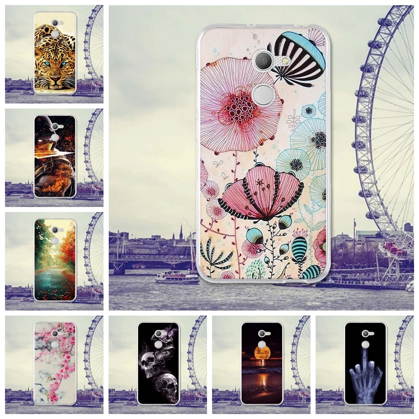 For Alcatel A3 Case 5.0 inch Back Cover for Phone Cases TPU Silicone Shell Skin Covers Bag Painting Flower | Мобильные телефоны и
