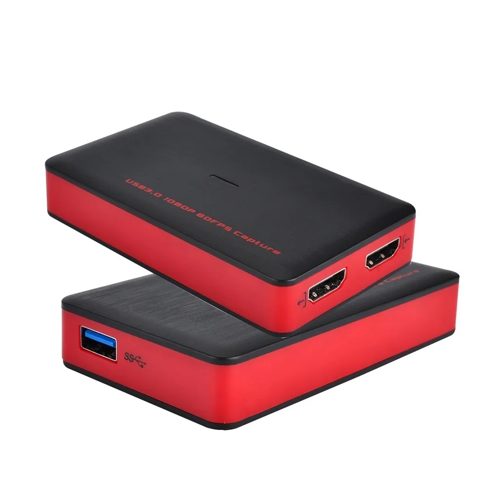 1080P 60fps Full HD Video Recording HDMI to USB 3.0 Video Capture Card Device for Windows Mac Linux Live Streaming OBS Studio 1080P 60fps Full HD Video Recording HDMI to USB 3.0 Video Capture Card Device for Windows Mac Linux Live Streaming OBS Studio