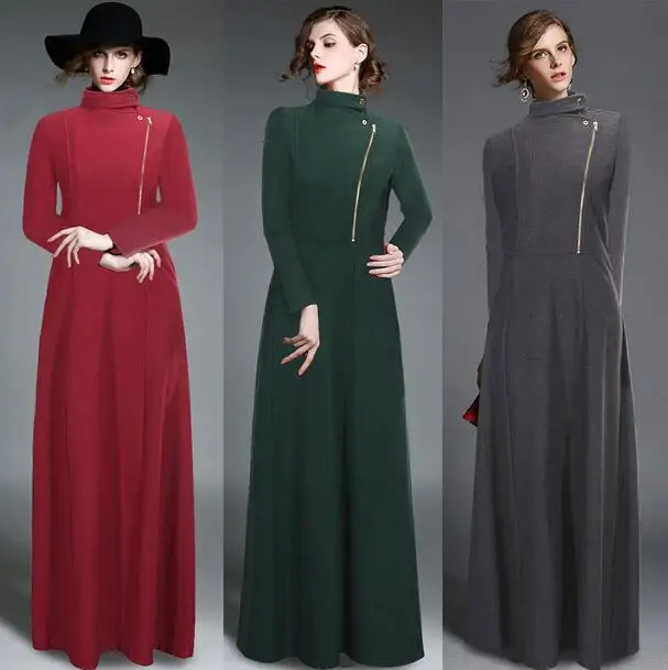 New Arrival European And Amercian Style Ultra Long Woolen font b Coat b font font b