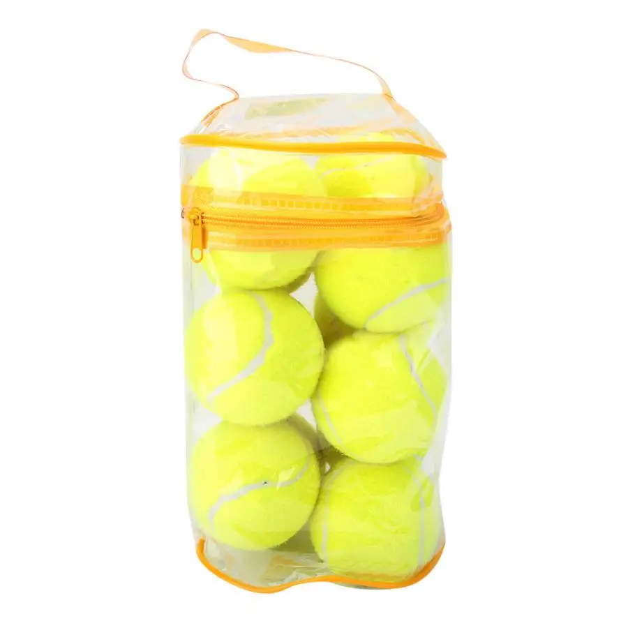 12PCS High Stretch Tennis Balls Professional Practice Ball Entertainment Tools For Tennis Physical Training Accessories