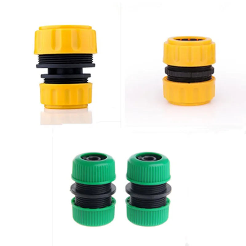 1/2" 3/4" Plastic Hose Joiner Repairer Hose Fitting Connector Joiners