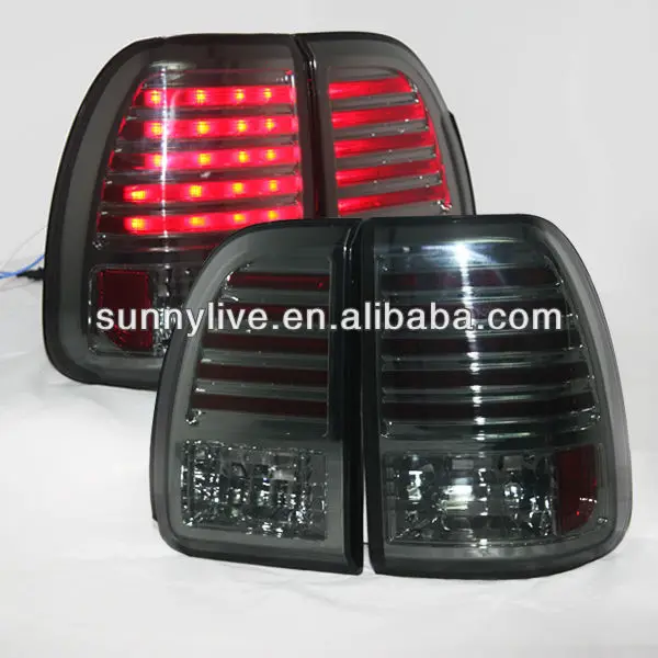 For Lexus LX470 LED Tail Light Rear Lamp 2003 2007 All Smoke Black SN