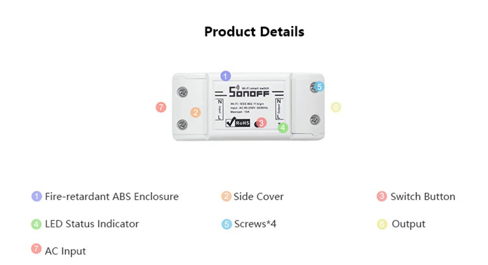 Sonoff Smart Wifi Switch, wifi light switch alexa, wifi light switch 