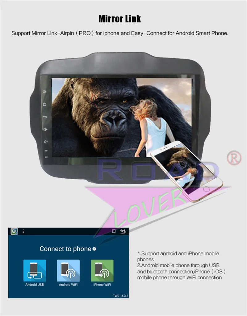 Clearance Roadlover Android 8.1 Car PC Multimedia Player For Jeep Renegade 2016 Stereo GPS Navigation Automagnitol Double Din Radio NO DVD 14 Clearance Roadlover Android 8.1 Car PC Multimedia Player For Jeep Renegade 2016 Stereo GPS Navigation Automagnitol Double Din Radio NO DVD 14