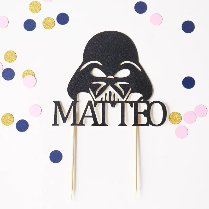 Personalized birthday Cake Topper,Darth Vader Cake Toppe