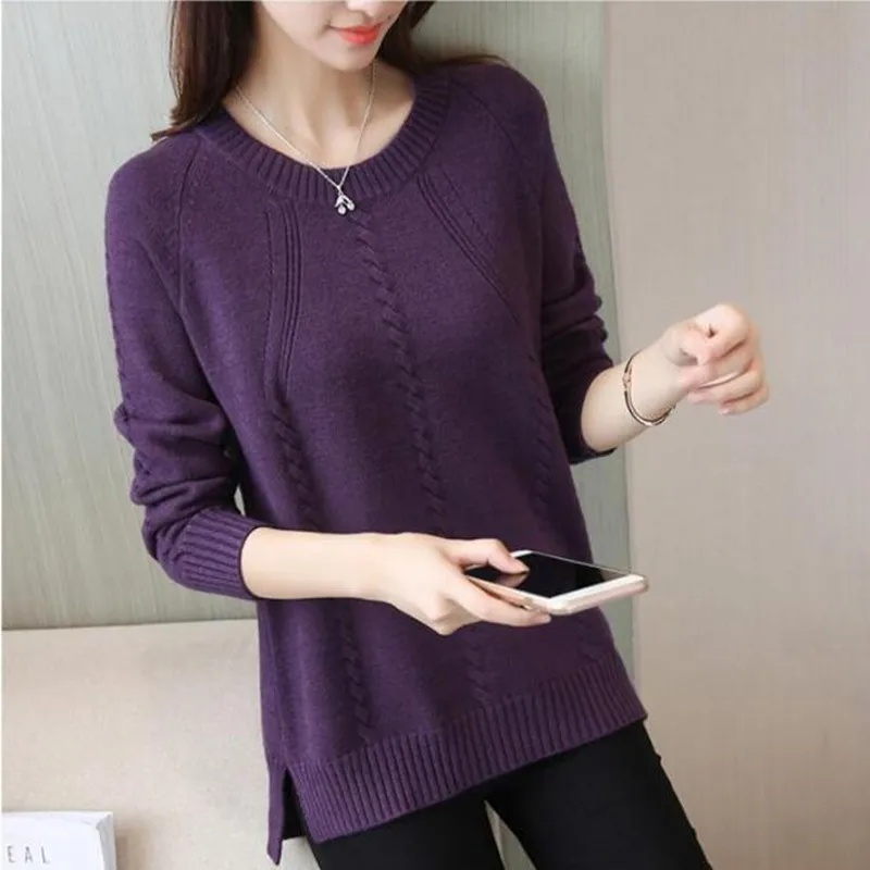 Фиолетовый Свитер Женский Купить