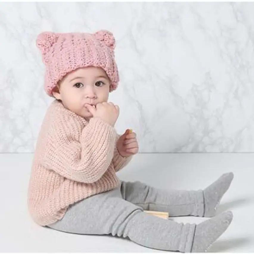 2017 Милая вязаная шапка для новорожденных детский вязаный костюм фотосъемки