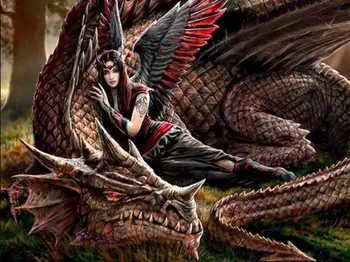 

Diamond Mosaic Girl Full Drill Diamond Painting Dragon Mosaic Decor Home Picture Of Rhinestone Diamond Embroidery Animals