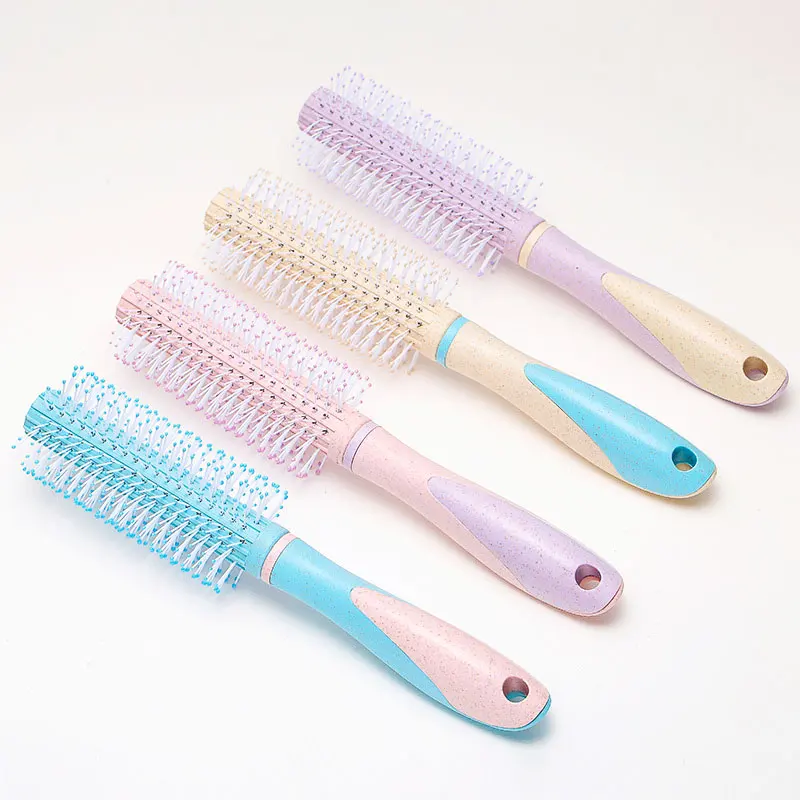 1pcs Hair Salon Styling Temperature Color Change Radial Round Hairdressing Barrel Curler Brushes Comb Professional Random Color 1pcs Hair Salon Styling Temperature Color Change Radial Round Hairdressing Barrel Curler Brushes Comb Professional Random Color